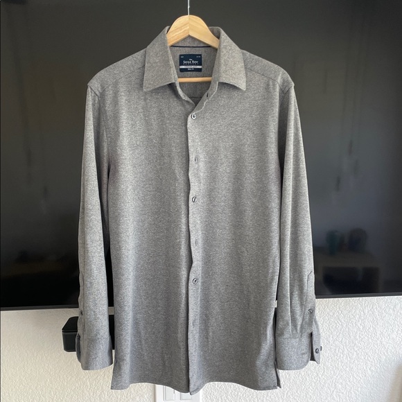John Blair Men's Classic Gray Button Down Shirt - Picture 1 of 1